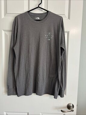 The North Face Men's Long-Sleeve Crew Tee - Charcoal